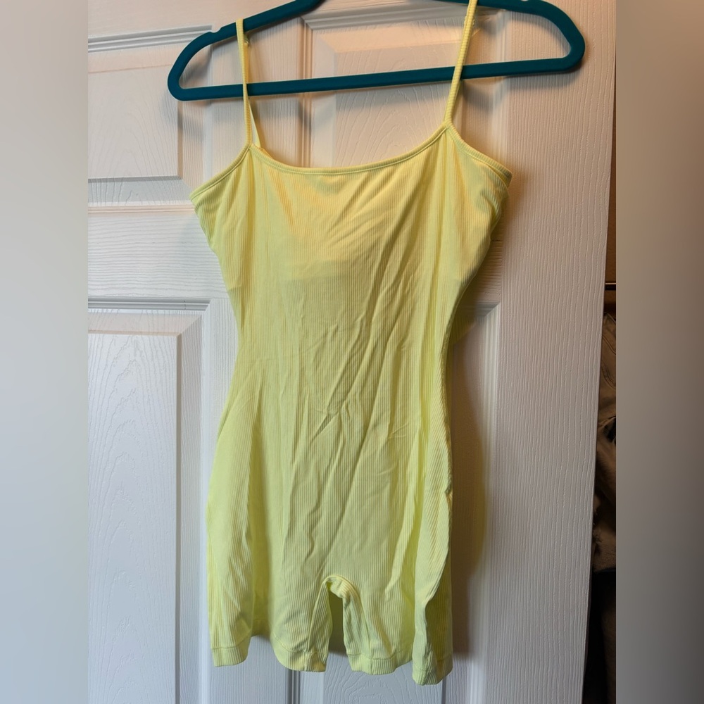 SKIMS Light Yellow Bodysuit